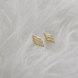 SALE- Hammered Diamond Studs