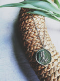 Aquarius Coin Necklace