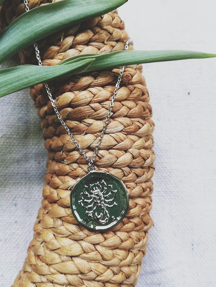 Scorpio Coin Necklace