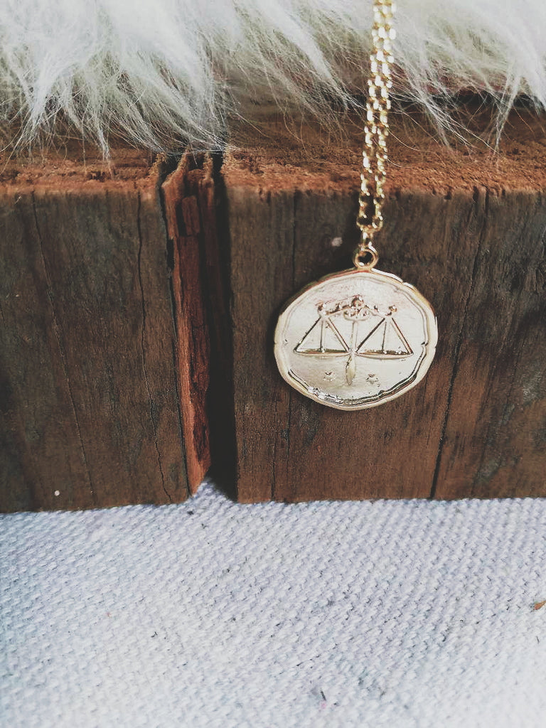 Libra Coin Necklace