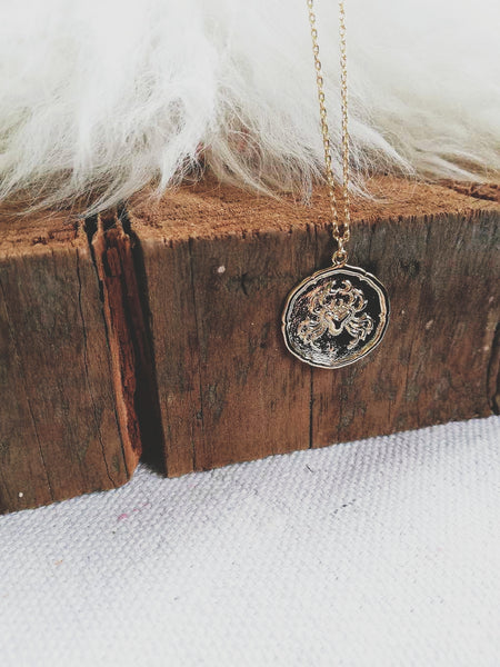 Cancer Coin Necklace