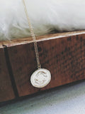 Pisces Coin Necklace