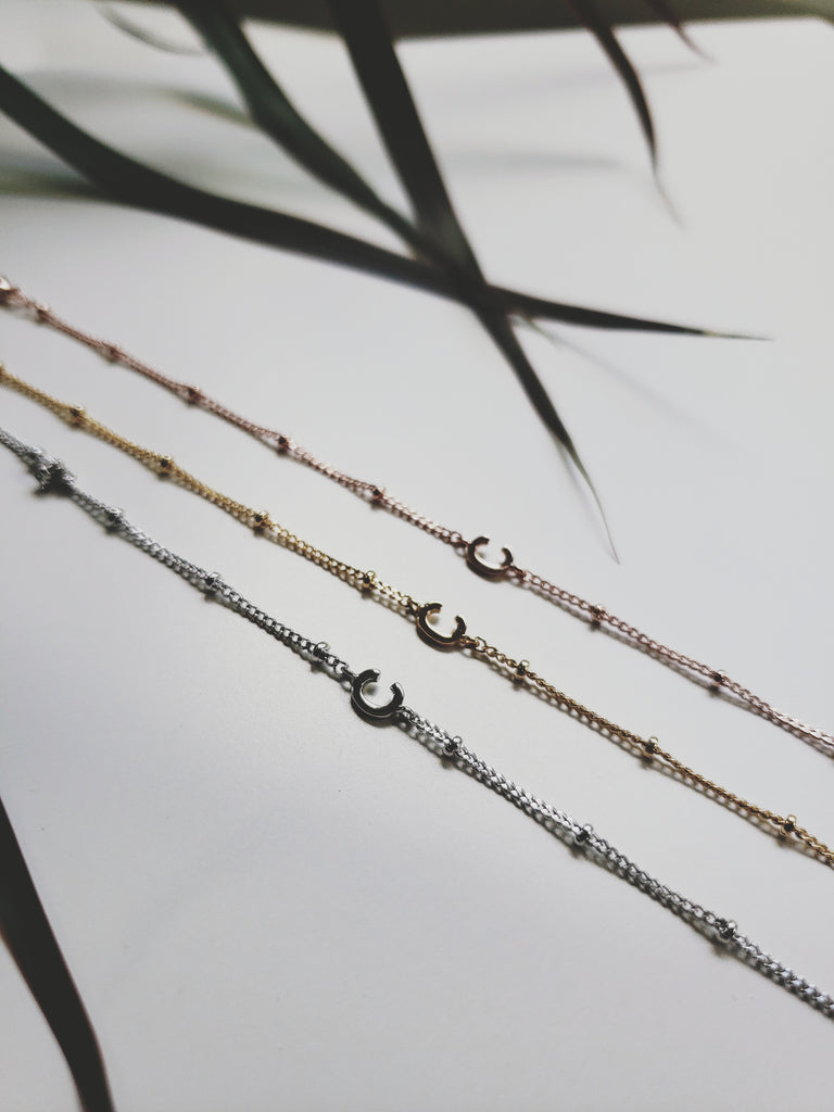 C Initial Bracelet