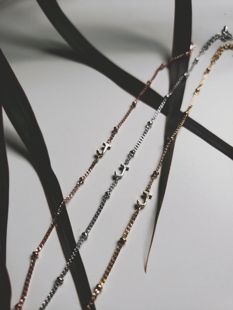 J Initial Bracelet