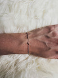 K Initial Bracelet