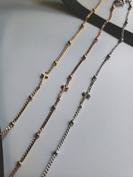 T Initial Bracelet