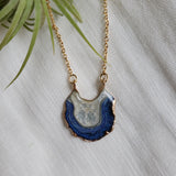 SALE- Reticulated Necklace -Sapphire/Marina