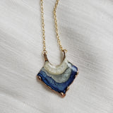 SALE- Reticulated Necklace -Sapphire/Marina