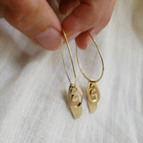 Interchangeable Hoops- Irregular Shape, Dots and Open Drop