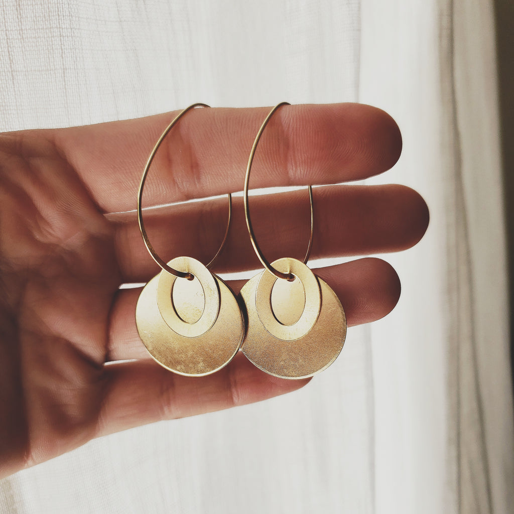 Interchangeable Hoops- Large Solid Circle and Oval