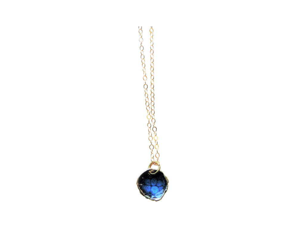 SS17 Reticulated Small Pendant Necklace