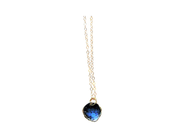 SS17 Reticulated Small Pendant Necklace