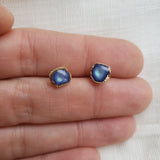 Reticulated Enamel Studs - Marina