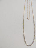 Long Fishbone Multifunctional Necklace-Pearl