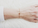 SALE- Enamel Dot Bracelet-Cinnamon